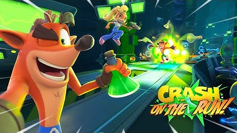Crash On The Run All Levels Game Play Walkthrough
