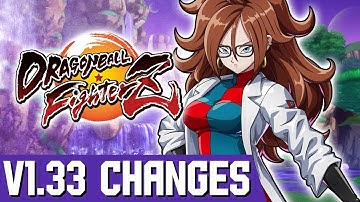 [DBFZ] Lab Coat 21 ALL v1.33 patch changes