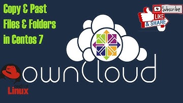 Linux Centos 7 How to Copy & Past Files & Folders 2019