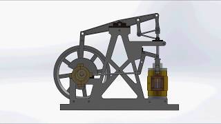 Gerry's Beam Engine//EnsambleSecuenciasDeMovimiento//DibujoTecnico
