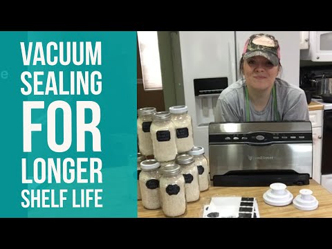 Como Vacuum Seal Mason frascos com o FoodSaver 3880