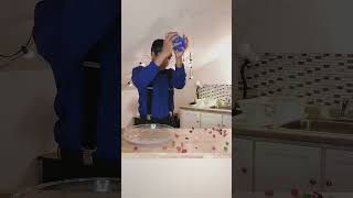 Real Life Magic Trick Candy Falls From Wringed Water, Magical Short Video