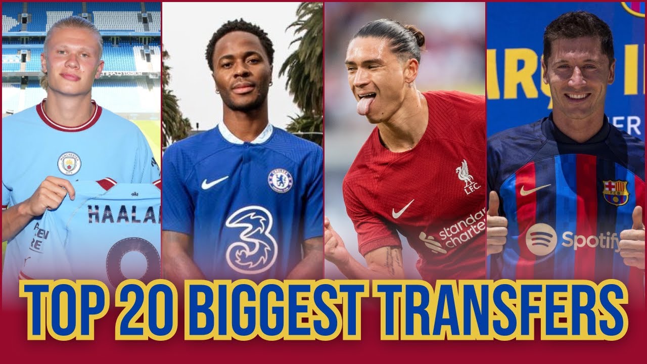 TOP 20 BIGGEST TRANSFERS in the 2022 Summer Transfer Window 