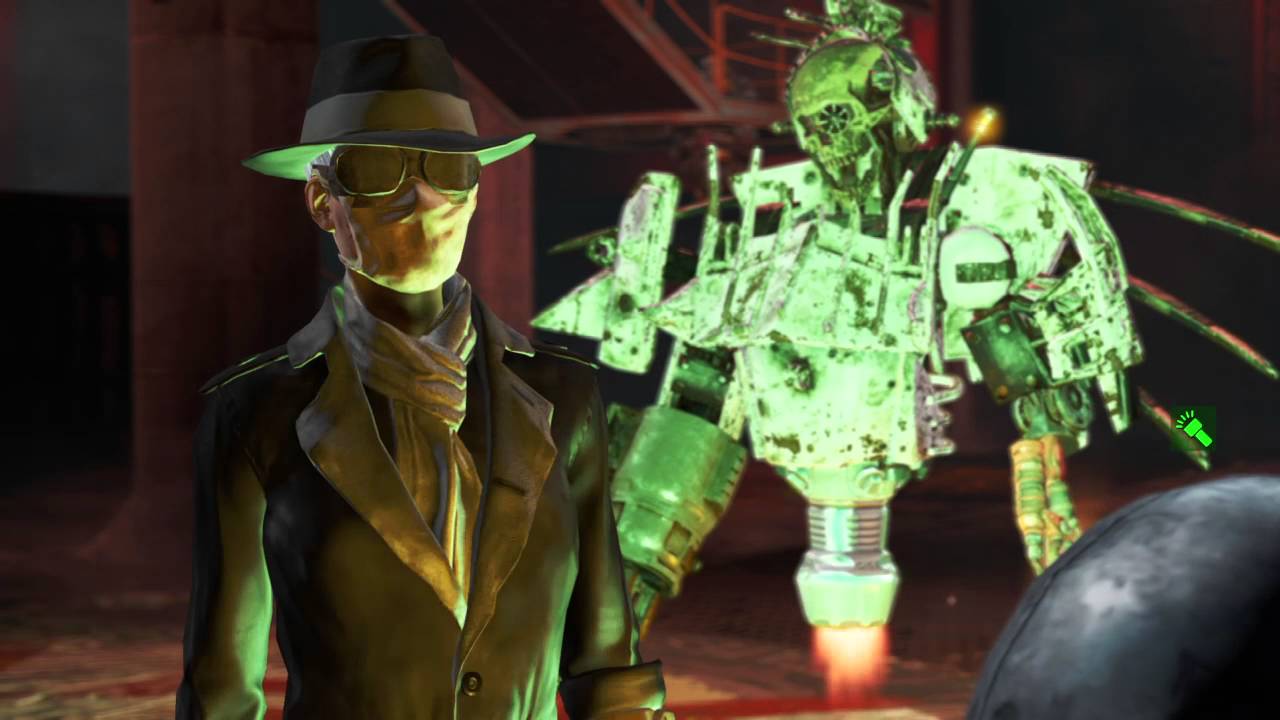 Fallout 4 Attack as Shroud Dialog for Female Silver Shroud vs. The Mechanist