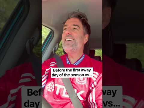 Before the first away day of the season vs after