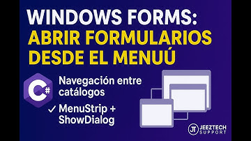 Estructura de  nuestro proyecto de C#  y Windows Forms