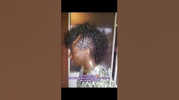 2012 Hair Archives. 🤎🧡 This hairstyle is BACK and TRENDING for summer! Mohawk braid style.  #shorts