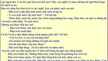 Tuần 9 LUYỆN TỪ VÀ CÂU Lớp 5 tiết 1MỞ RỘNG VỐN TỪ THIÊN NHIÊN