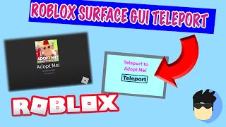 HOW TO MAKE A GAME TELEPORT SURFACE BUTTON! | Roblox Studio