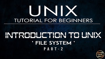 #UnixFileSystem #UNIX #UnixTutorial #TCS  Unix File System | Unix Tutorial For Beginners | Part-2