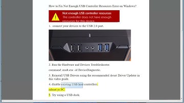 Fix Not Enough USB Controller Resources Error on Windows