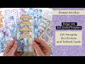 Design with Junk Journal Templates: DIY Printable Slot Pocket and Tabbed Card Set