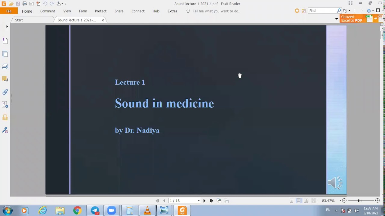 Sound lec 1 طب بغداد مرحلة اولى