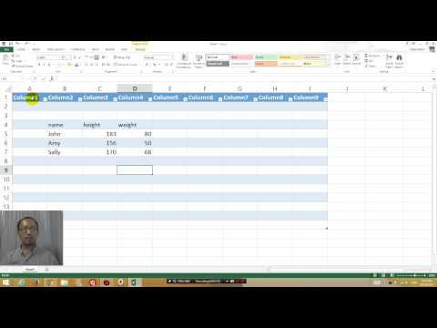 Video: How To Fix The Table Header In Excel
