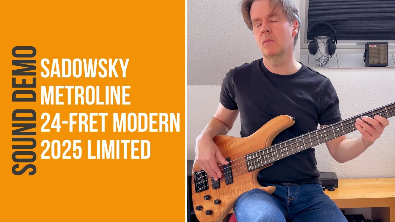Sadowsky Metroline 24 Fret Modern 2025 Limited Edition - Sound