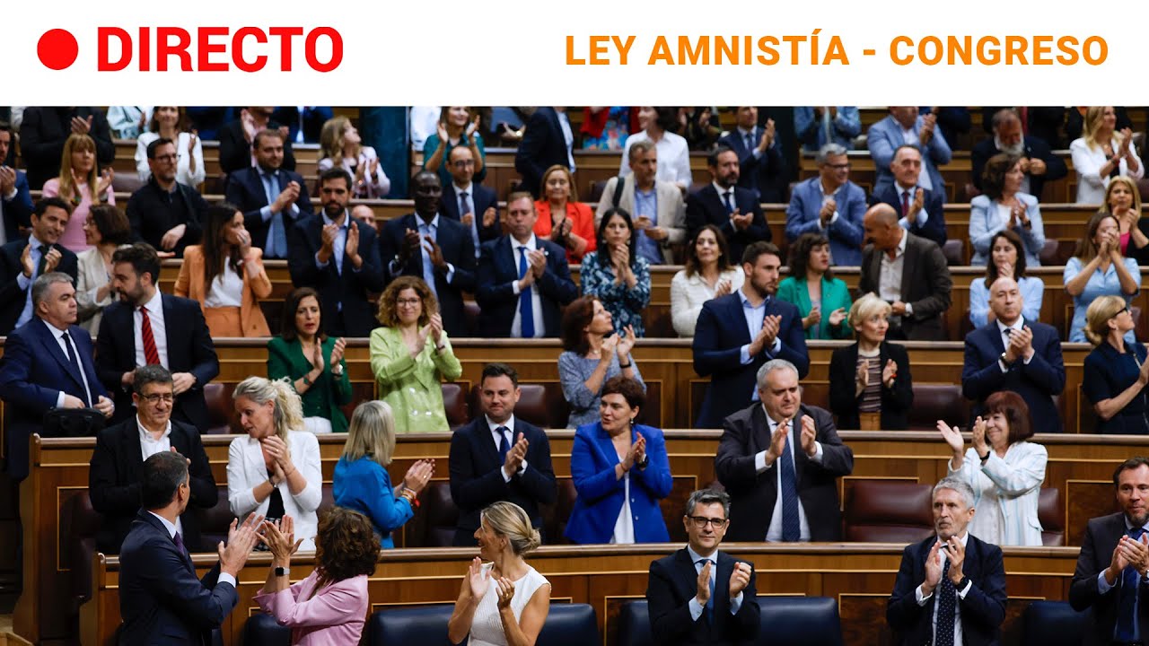 LEY AMNISTÍA: El CONGRESO la APRUEBA de forma definitiva con el RECHAZO ...