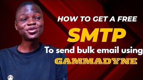 How to Get & Use Gmail’s Free SMTP Server to Send Bulk Email with Gammadyne Mailer (Step-by-Step)