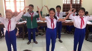 Múa hát Tiếng chuông và ngọn cờ - nhạc và lời Phạm Tuyên | Lớp 6A tổ 4 nhóm 1