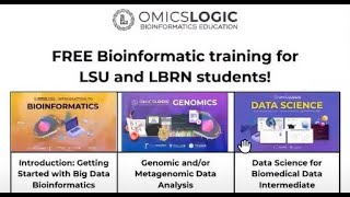 Free Bioinformatics Training for LSU | LBRN | NAIPI Students & Researchers by Pine Biotech, USA