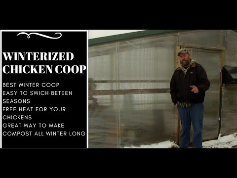 Cold Weather Chicken Coop How To Winterized Your Coop Heat Your Runcoop For Free Or Low Cost