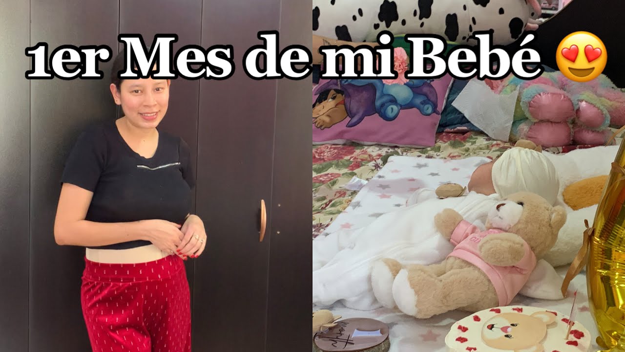 🚨Hoy Cumple 1 Mes mi bebé 🥹MAYER le toma sus Primeras fotos 😍