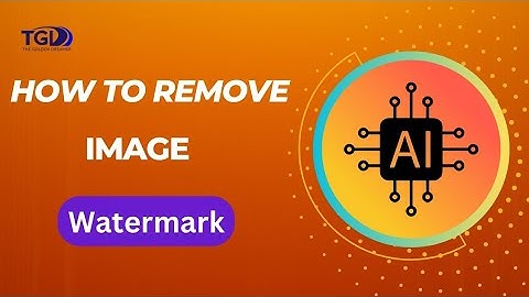 How to remove image watermark with Ai | Bangla | TGD | #watermarkremove