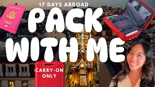 pack with me for EUROPE ☃️ 2 weeks in a carry-on (winter travel)