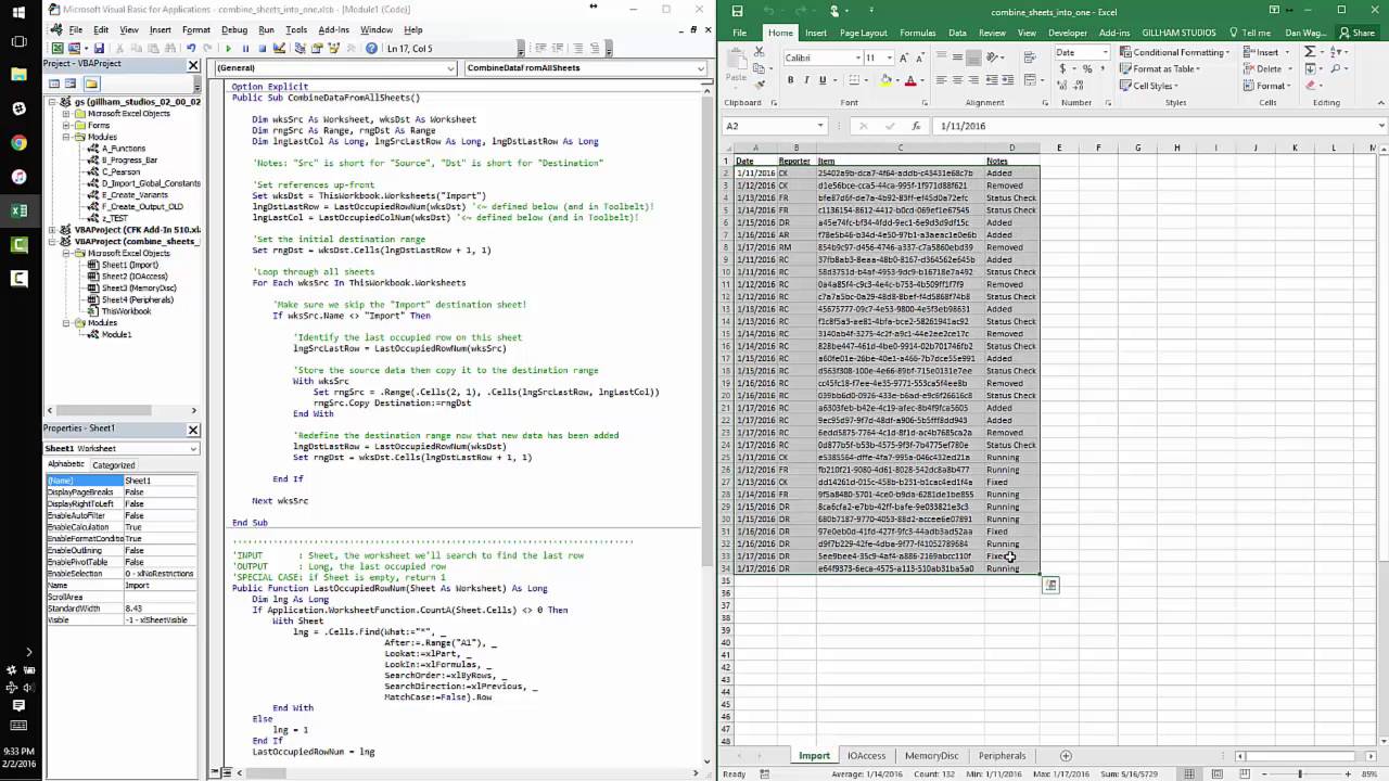 How To Combine Multiple Sheets In Excel Into One Vba