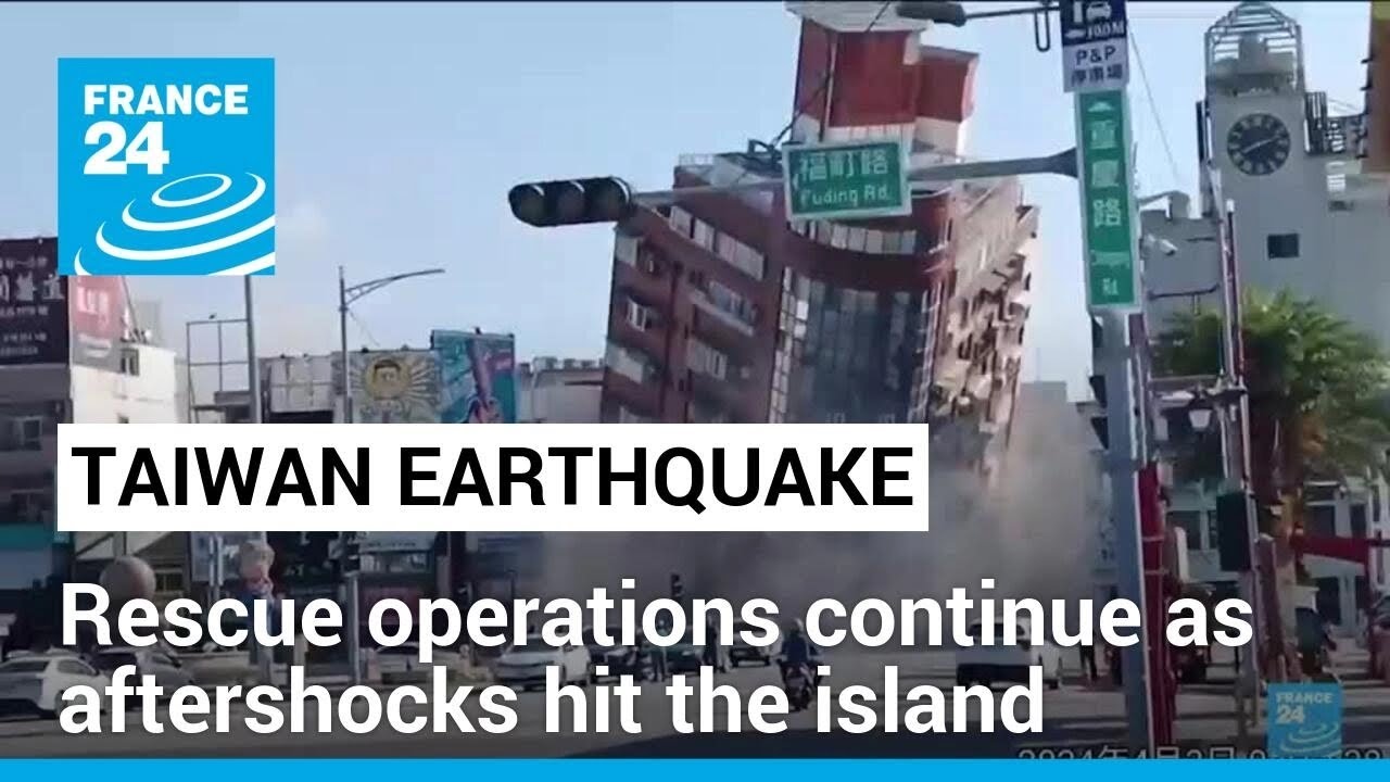 Taiwan earthquake traps tourists as rescue operations continue in Hualien • FRANCE 24 English