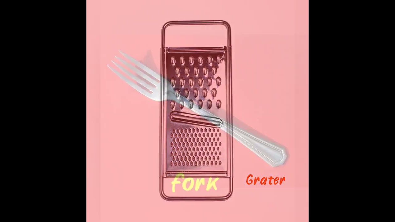 Kitchen Material names in English. ll Kitchen.🍴🥄