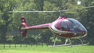 Guimbal Cabri G2 G-Sanj Landing And Departing From Cars N Copters 2023 14-5