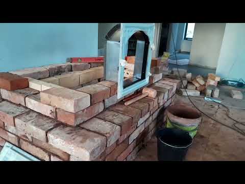 Construction of the Kuznetsov furnace. Fixing the furnace door and the blower! Grateless stove