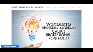 Portfolio Screencast Presentation LTDE 5306