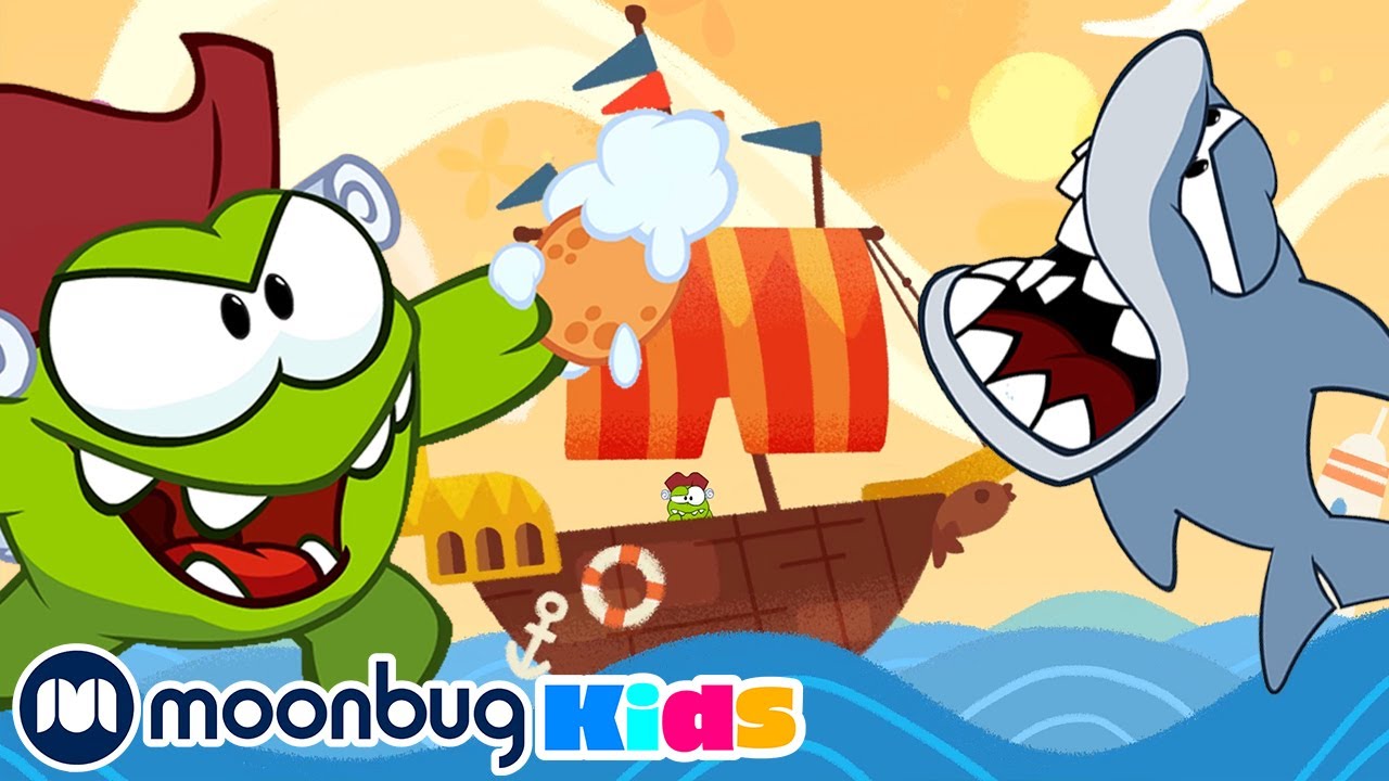 Om Nom Stories - Bath Time & Pirates! | Cut The Rope | Funny Cartoons for Kids & Babies