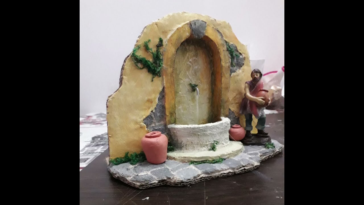 Fontana Per Presepe Fai Da Te tutorial fontana per presepe - YouTube