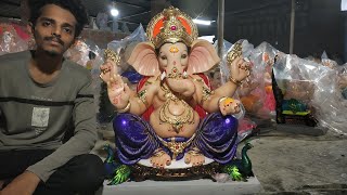 Ganesh idol painting 2021 ll How to make ganesh idol ll by Anant chougule