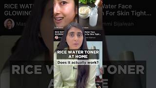 Rice water toner | How to make rice water toner for face? | Rice water for face