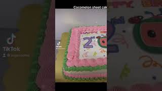 Cocomelon sheet cake #pastel #cake #cocomelon