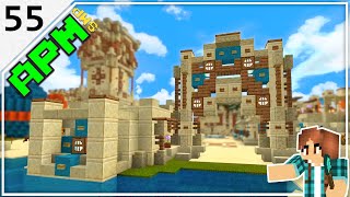 THE EAST VILLAGE GATE - AdultsPlay Minecraft Ep 55 (Bedrock SMP)