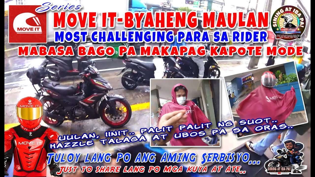 MOVE IT MOTOTAXI  SERIES- CHALLENGING PART sa RIDER at PASSENGER | KAPOTE MODE |