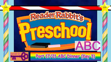 Reader Rabbit Preschool (Carousel Version) Part 17/21 - ABC Diner (Key 3)