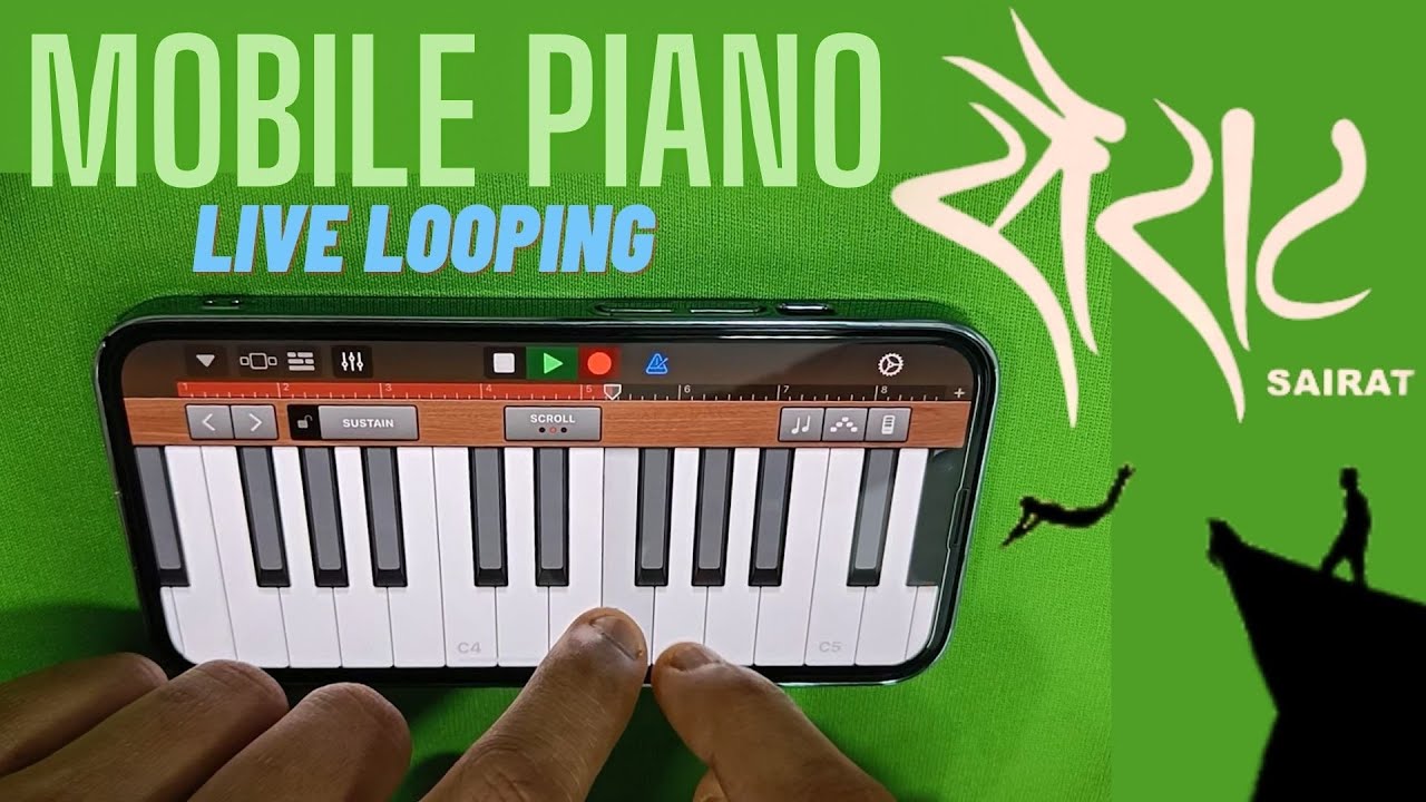 Sairat Music On Mobile Piano Yad Lagla Garage Band App Live