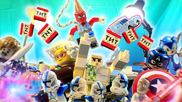 A HUGE LEGO FIGHT SCENE