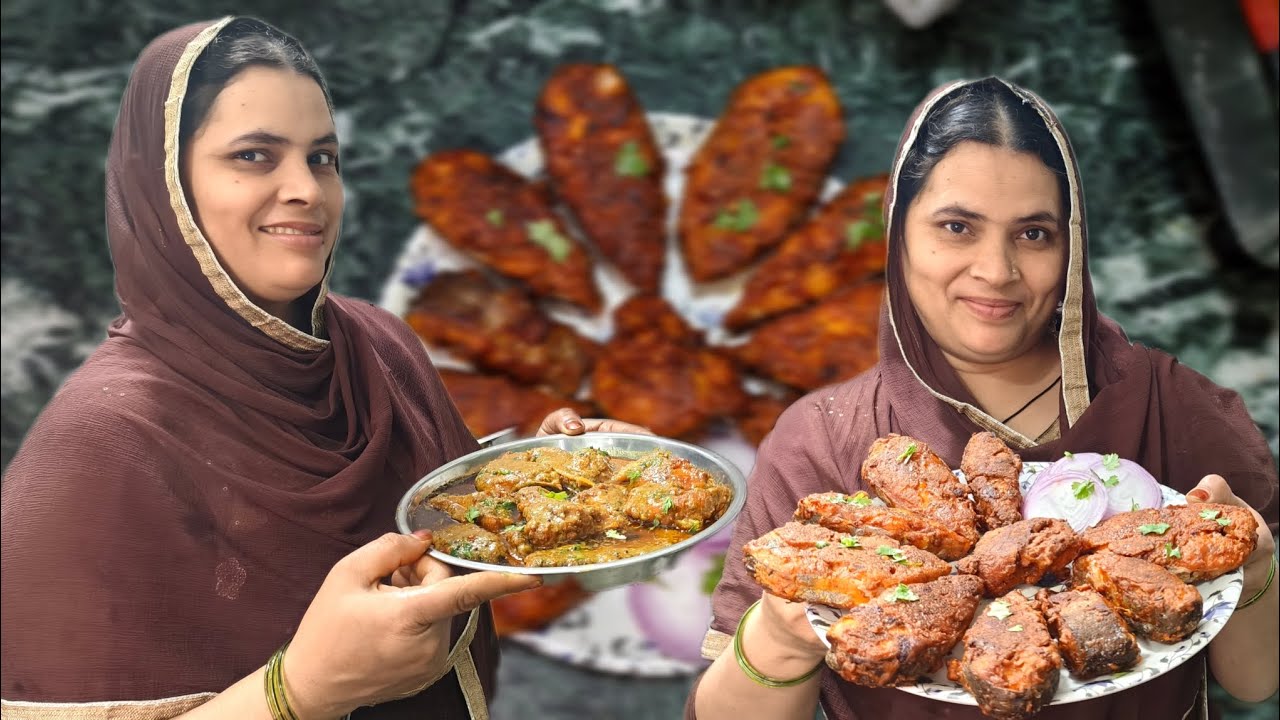 SURMAI FISH FRY & | SURMAI FISH CURRY RECIPE | BEST COMBINATION RECIPE 😋 RECIPE WITH VLOG 