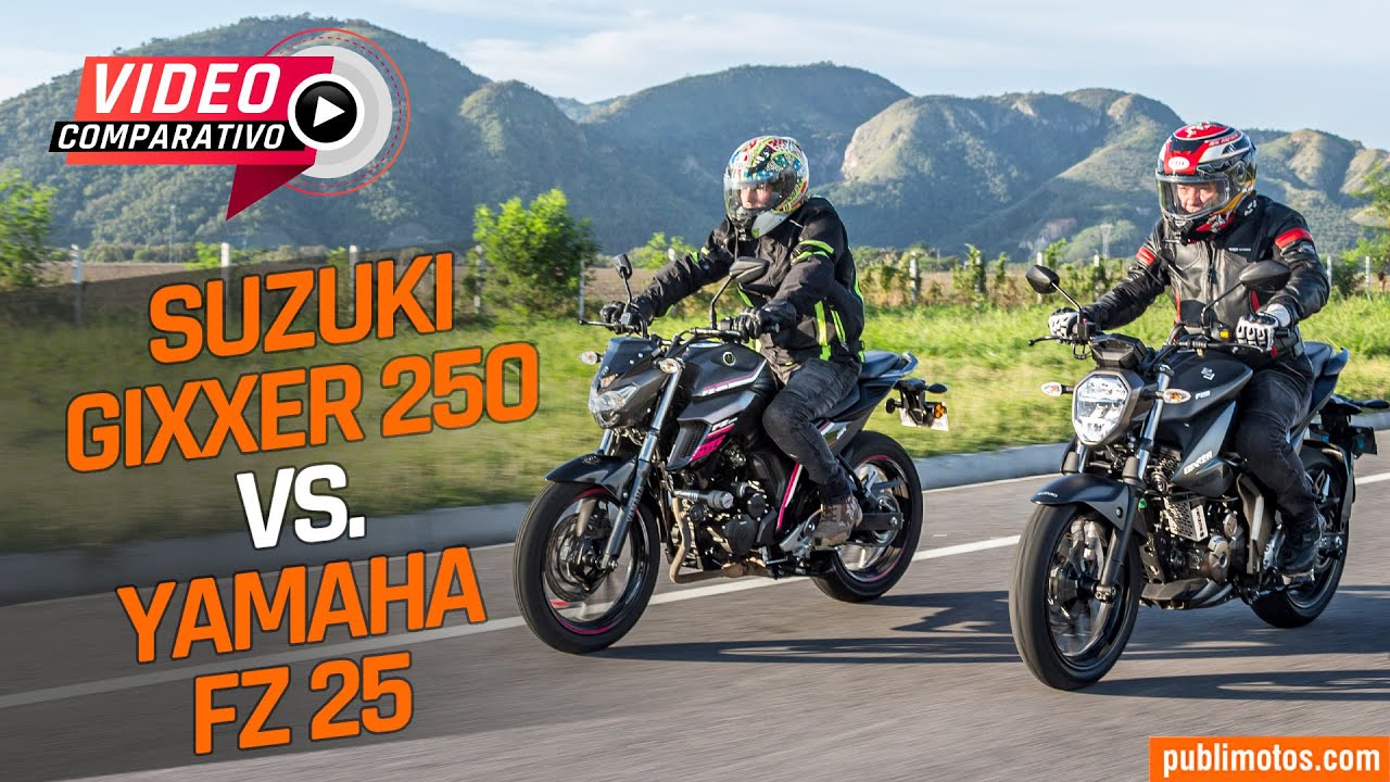 GIXXER 250 VS FZ 25 // publimotos.com