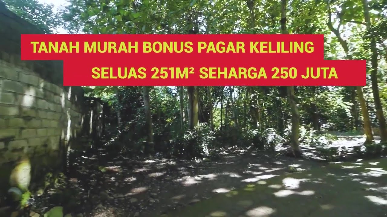 MURAH!! Luas 251m² Hanya 220jt!!! Strategis Berada Di Jalan Godean 16 km Dari Tugu Jogja