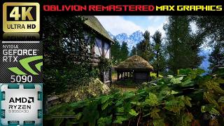 [4K] Oblivion Remastered 70+ MODS MAX GRAPHICS - Nvidia RTX 5090 AMD Ryzen 9 9950x3D #gaming #viral