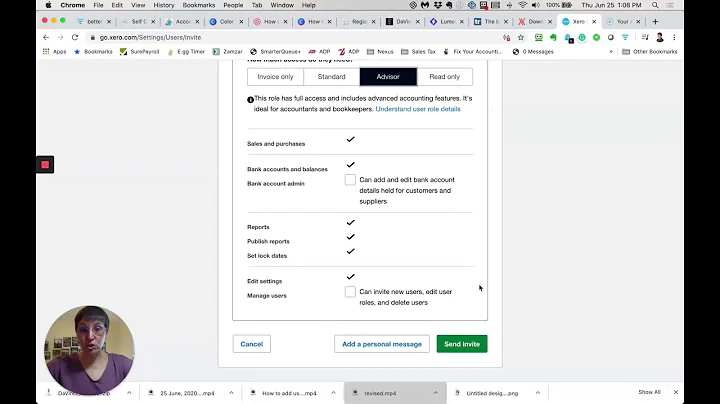 How to add users in Xero