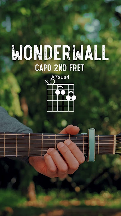 Wonderwall Oasis Guitar Tutorial // Wonderwall Guitar Lesson