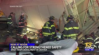 BNSF rail worker loses leg after train derailment in Denver, investigation underway